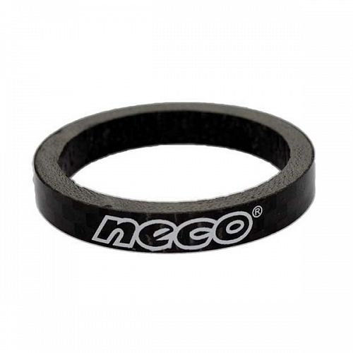 Кольцо регулировочное Neco для 1-1/8", 5мм, карбон