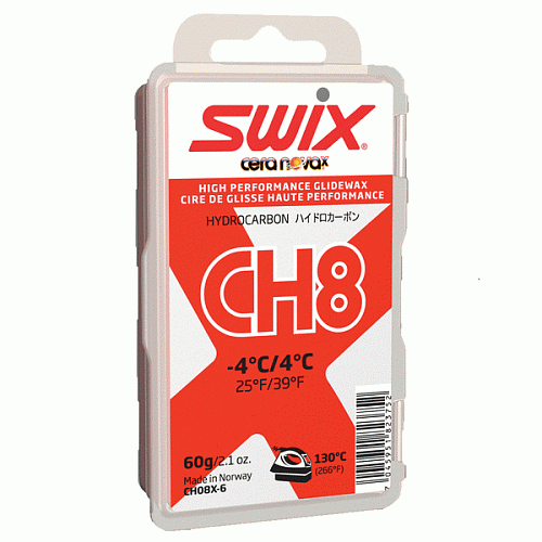 Мазь скольжения Swix CH8X (+4..-4°С) Красный. 60 гр.
