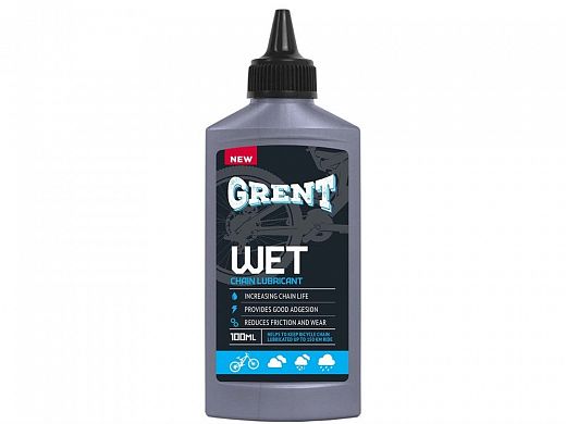 Смазка для цепи Grent Wet Chain Lubricant, для влажной погоды, 120мл