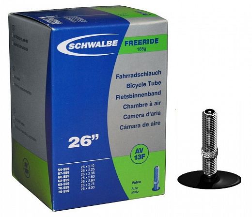 Велокамера Schwalbe AV13F Freeride 26x2.10-3.00 (54/75-559) A/V
