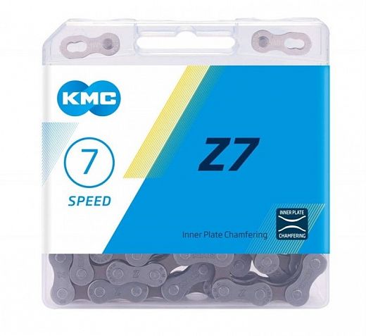 Цепь KMC Z7, 6-7 скоростей, 114 звеньев